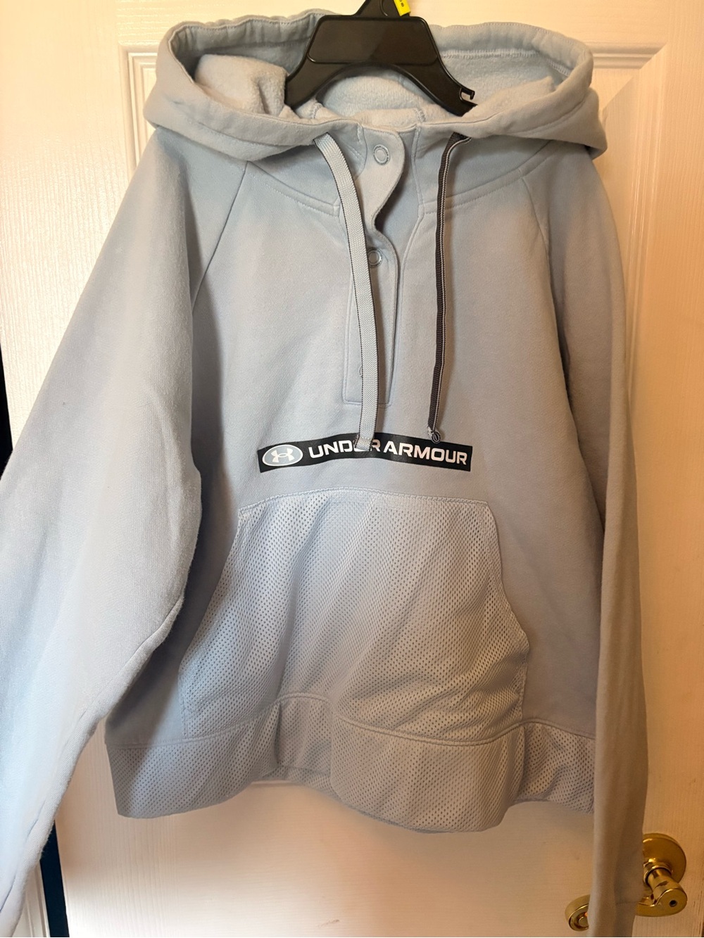 Women’s Under Armour Light Blue Hooded Pullover Jacket
